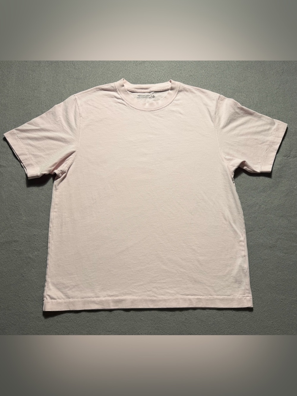 Abercrombie & Fitch Premium Heavyweight 2.0 Tee Pink Men’s Medium Crew Neck